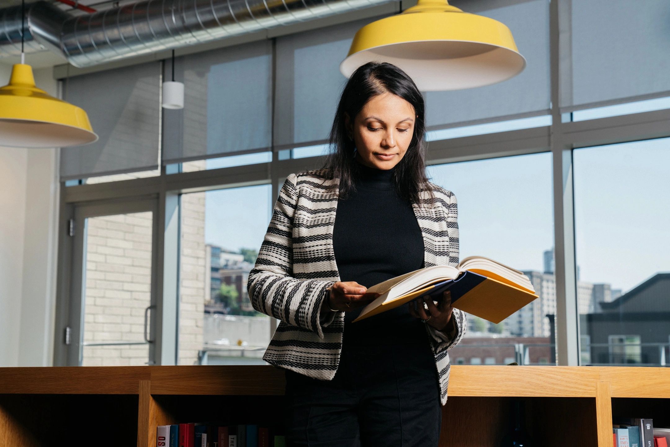 lawyer reading